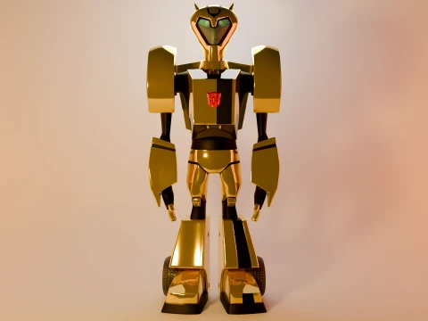 Bumblebee Animasyonlu 3D Model