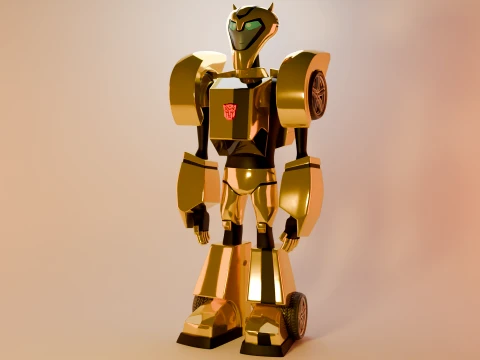 Bumblebee Animated 3D Model