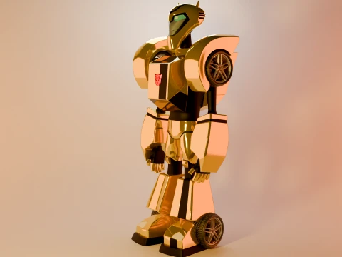 Bumblebee Animated 3D Model