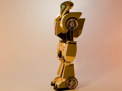 Bumblebee Animated 3D Model