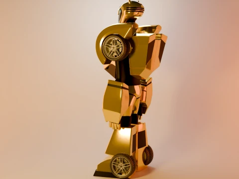 Bumblebee Animated 3D Model