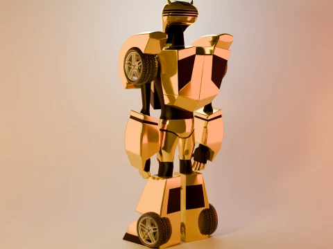 Bumblebee Animated 3D Model