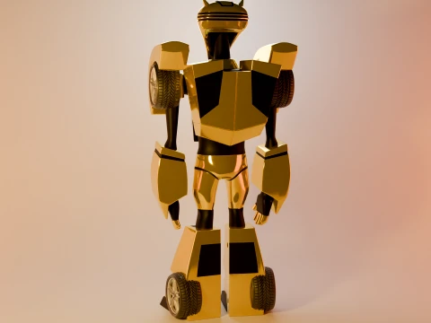 Bumblebee Animated 3D Model