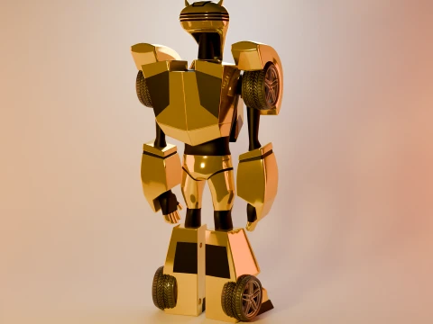 Bumblebee Animated 3D Model