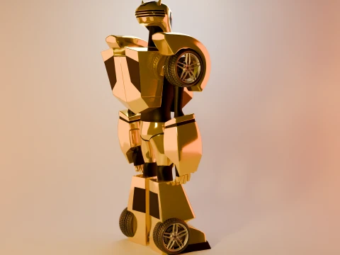 Bumblebee Animated 3D Model
