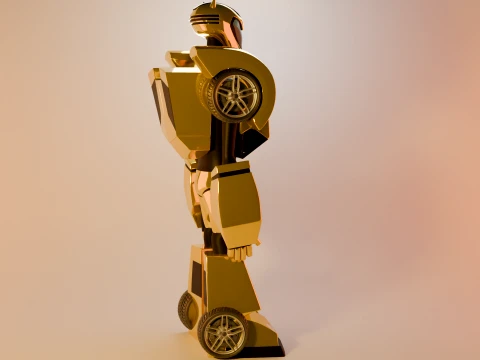 Bumblebee Animated 3D Model