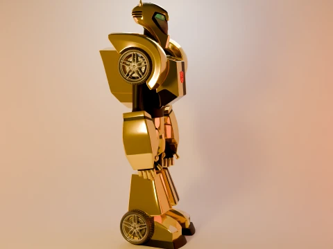Bumblebee Animated 3D Model