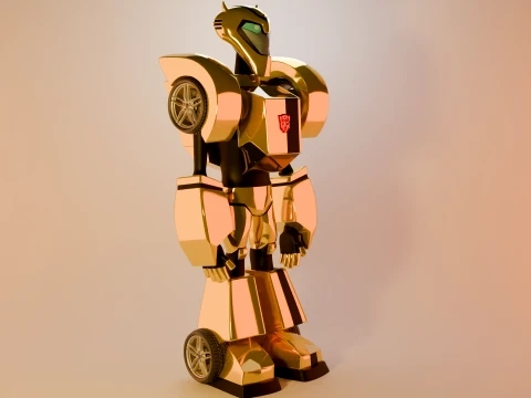 Bumblebee Animated 3D Model