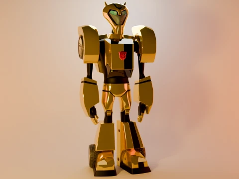 Bumblebee Animated 3D Model