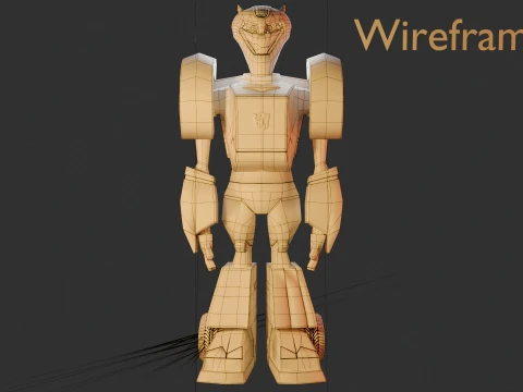 Bumblebee Animated 3D Model