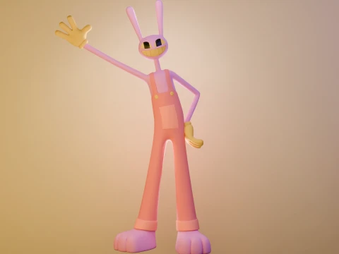 Jax Der erstaunliche digitale Zirkus 3D Modell