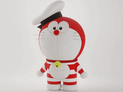 Mini Doraemon 3D Model