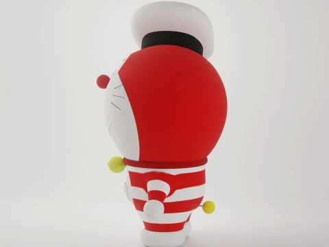 Mini Doraemon 3D Model