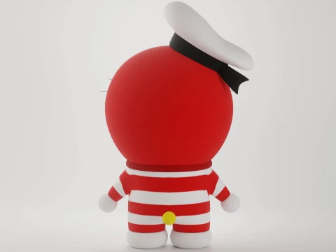 Mini Doraemon 3D Model