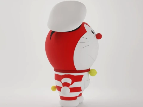 Mini Doraemon 3D Model