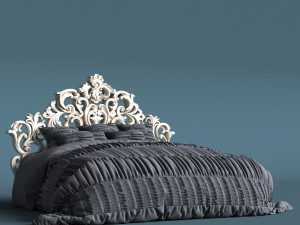 Bed giorgio casa MEMORIE VENEZIANE Model 3D