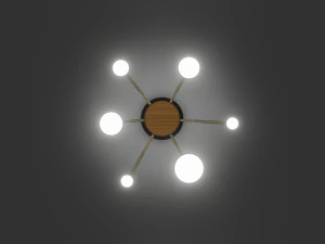 The set of photorealistic lamps 3D Model