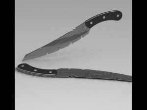 Feather Knife Modelo 3D