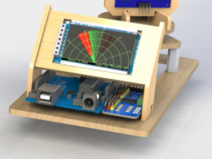 Mini Rada detector Arduino Kit 3D Model