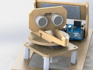 Mini Rada detector Arduino Kit 3D Model
