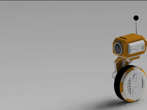 Skywalker-Roboter 3D Druckmodell