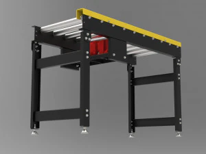 Transportador de rodillos de servicio mediano Modelo 3D