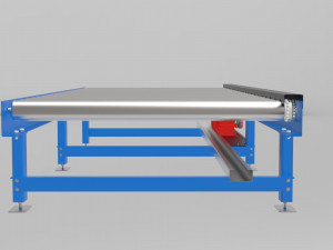Heavy duty roller conveyor 3D Model