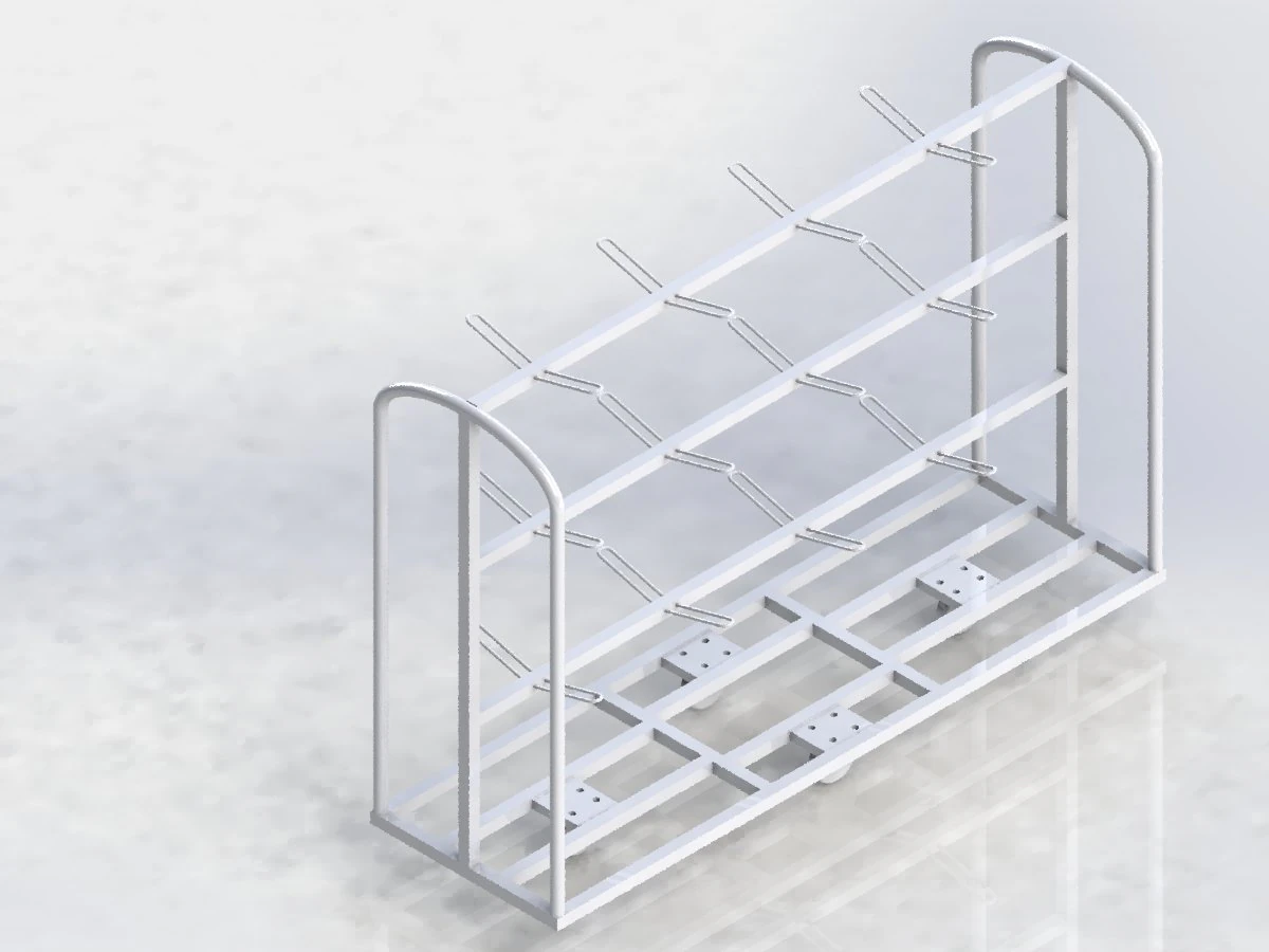 Trolley 3D Model .c4d .max .obj .3ds .fbx .stl .blend