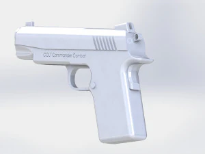 Pistol 3D Print Model