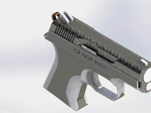 Pistol 3D Print Model