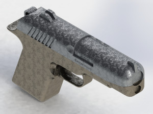 Pistol 3D प्रिंट मॉडल