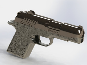 Pistol 3D प्रिंट मॉडल