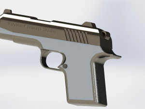 Pistol 3D प्रिंट मॉडल