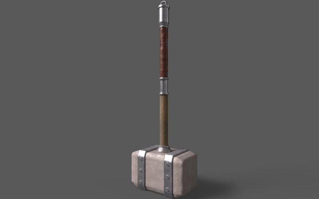 Hammer 3D 模型 .c4d .max .obj .3ds .fbx .stl .blend