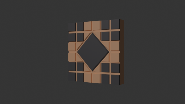 Decorative tiles 3D Model .c4d .max .obj .3ds .fbx .stl .blend 