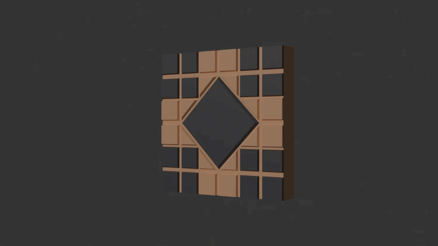 Decorative tiles 3D Model .c4d .max .obj .3ds .fbx .stl .blend 