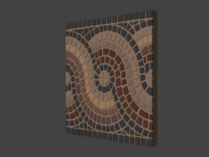 Dekoracyjne płytki Model 3D