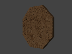 Decorative octagonal tiles 3D Model