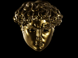 Mask The face of David 3D Model