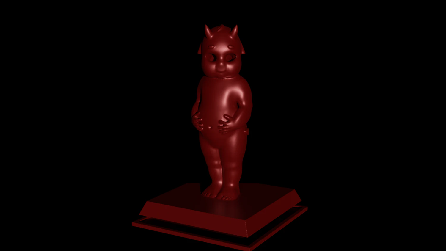 Little devil 3D Model .c4d .max .obj .3ds .fbx .stl .blend 