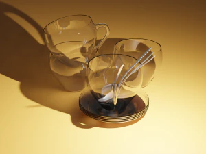 Чайный сервиз 3D Модель