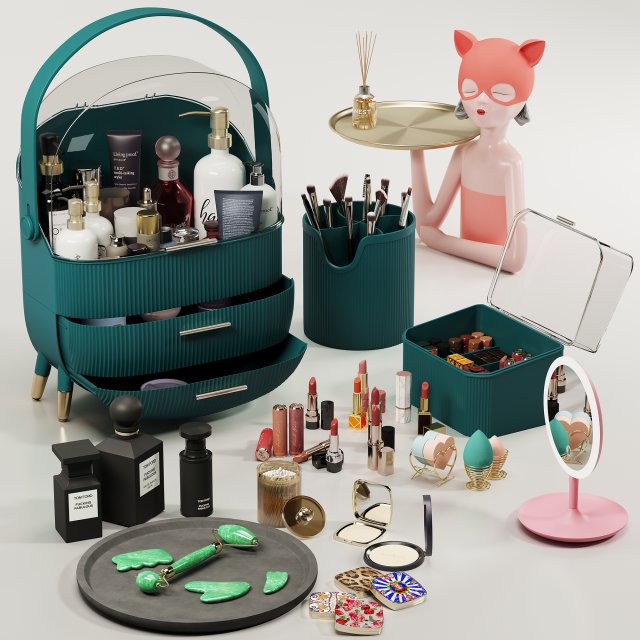 Tash cosmetics Model 3D .c4d .max .obj .3ds .fbx .stl .blend 