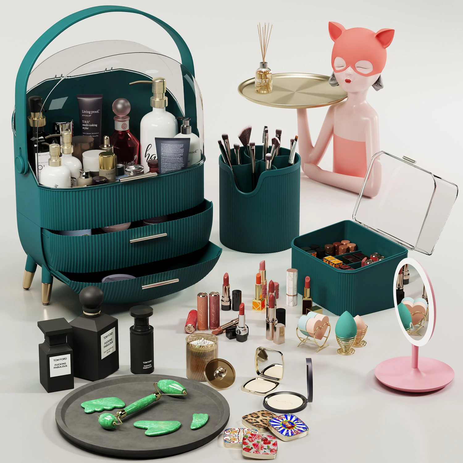 Tash cosmetics 3D Model .c4d .max .obj .3ds .fbx .stl .blend 