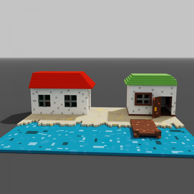 2 House and sea Modelo 3D .c4d .max .obj .3ds .fbx .stl .blend 