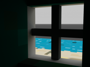 2 House and sea Modelo 3D