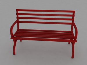 Bench 3D मॉडल
