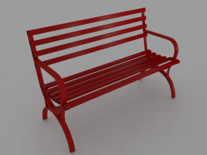 Bench 3D मॉडल