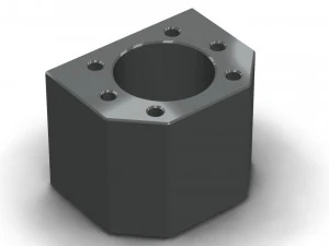 The ball screw nut holder 3D Model