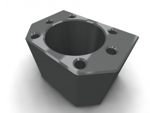 The ball screw nut holder Model 3D