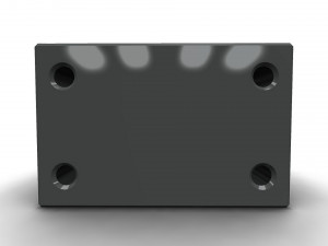 The ball screw nut holder Model 3D
